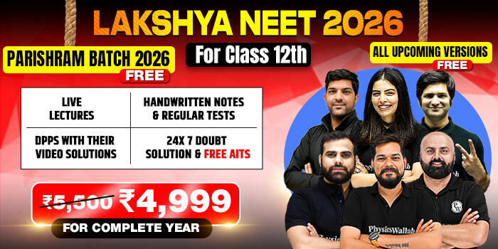 LAKSHYA NEET 2026 CLASS 11th BATCH